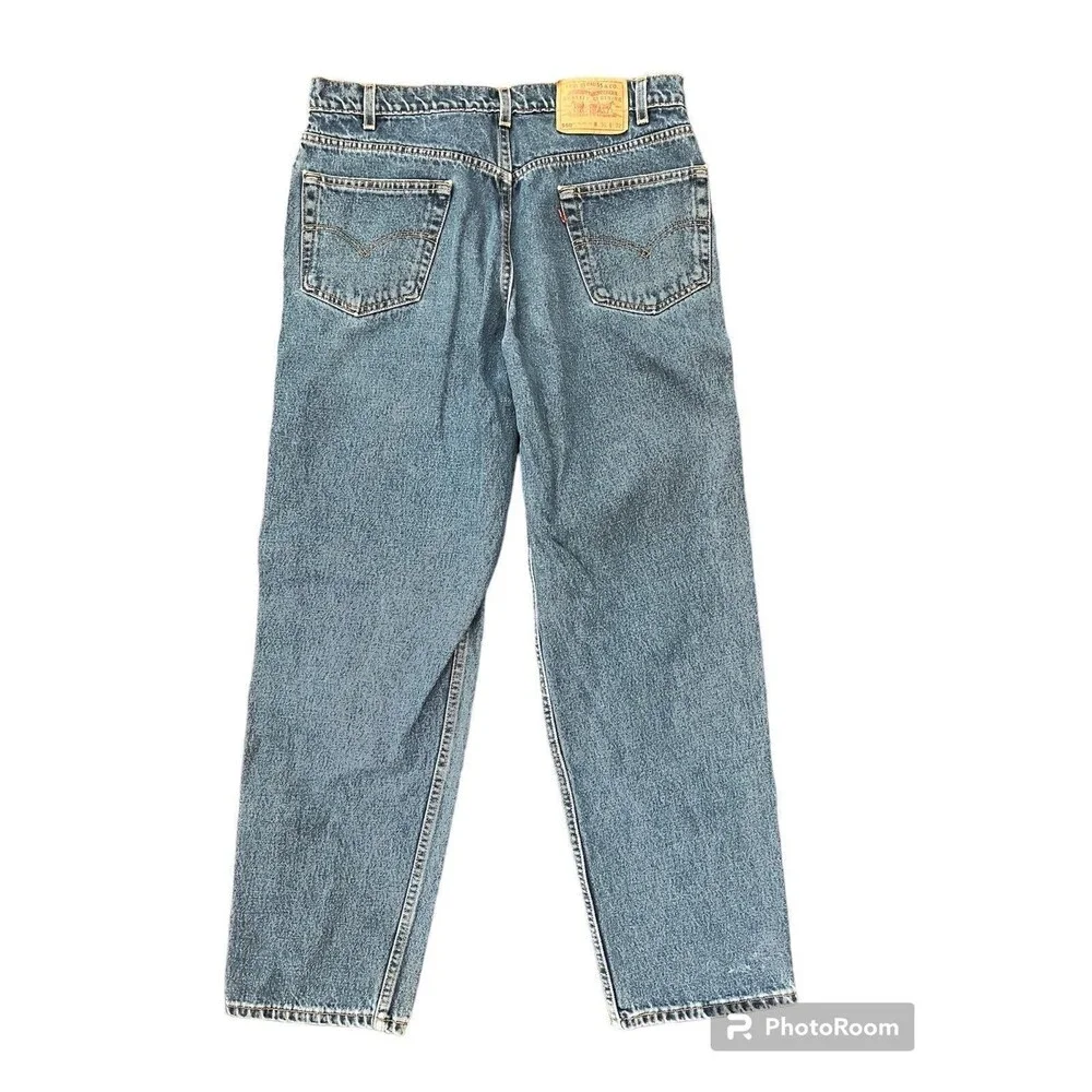 Levis 550 Men's Relaxed Straight Leg Zipper Fly Jeans 36x32